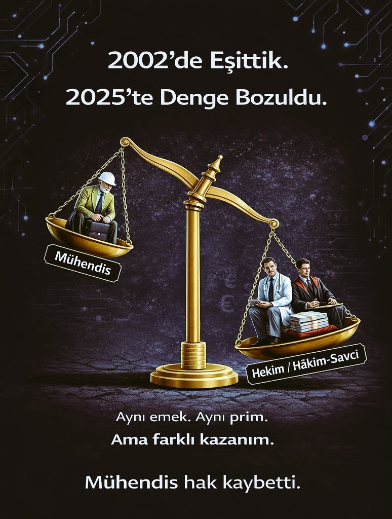 Kariyer meslek tanımında mühendisler yokmuş gibi davranılamaz. Mühendislik bir ülkenin omurgasıdır.
<a href="/RTErdogan/">Recep Tayyip Erdoğan</a> <a href="/MDervisogluTR/">Müsavat Dervişoğlu</a> <a href="/eczozgurozel/">Özgür Özel</a> <a href="/erbakanfatih/">Dr. Fatih Erbakan</a> <a href="/umitozdag/">Ümit Özdağ</a> <a href="/dbdevletbahceli/">Devlet Bahçeli</a>
#MühendisEmeğiEriyor