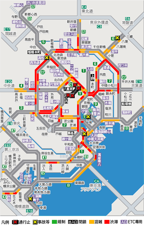 首都高 入口閉鎖解除】2025/12/19 18:43 4号新宿線下りでの入口閉鎖は