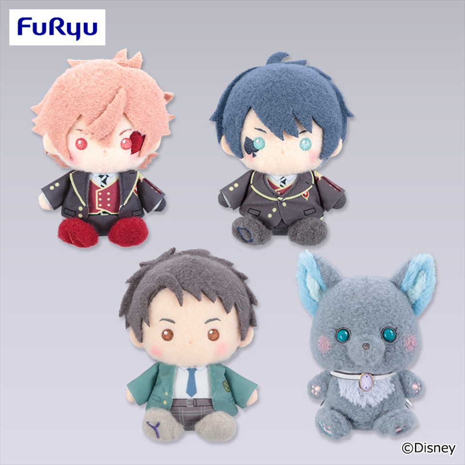 ディズニー ツイステ ミルキーボア ぬいぐるみ　全4種セット ♥️新景品登場中♠️ 【ディズニー ツイステッドワンダーランド ザ