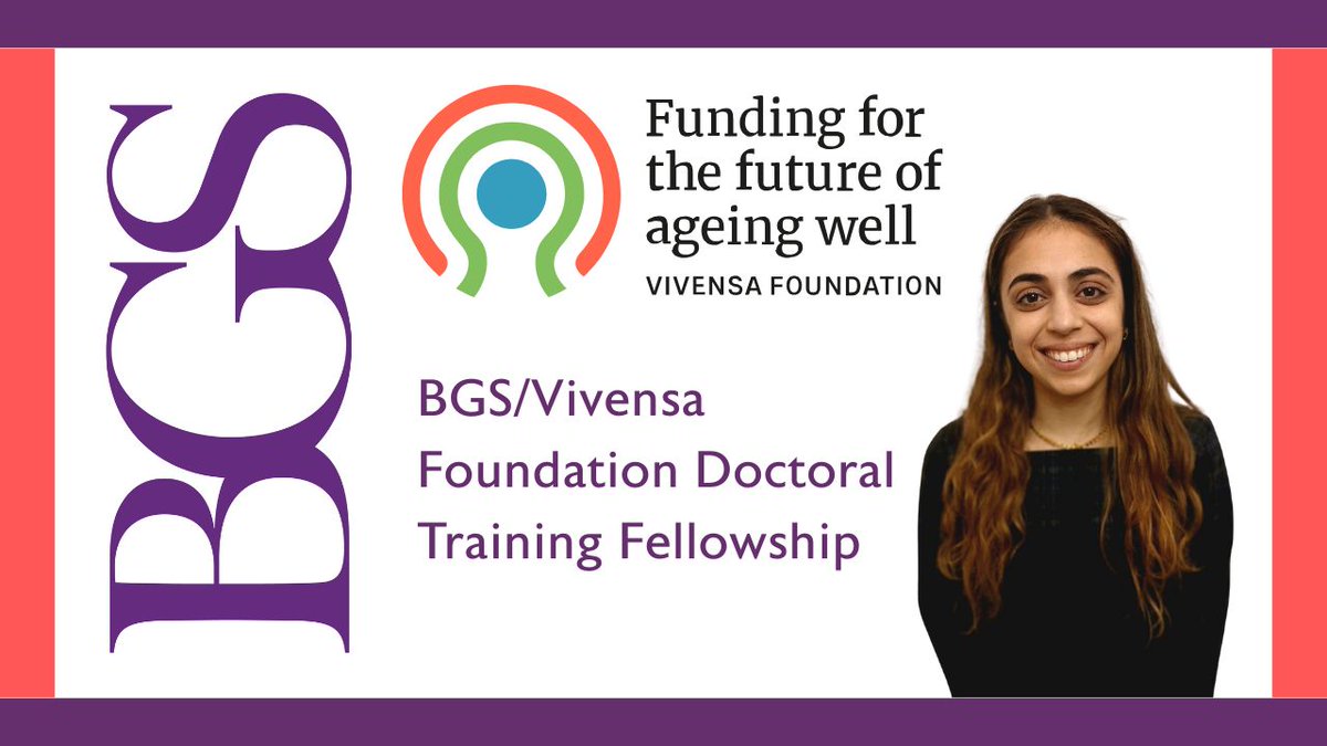 We are delighted to announce that dietitian Kirandeep (Kiri) Marsh has been awarded the 2025 joint British Geriatrics Society/Vivensa Foundation Doctoral Training Fellowship. buff.ly/DzGU4kU