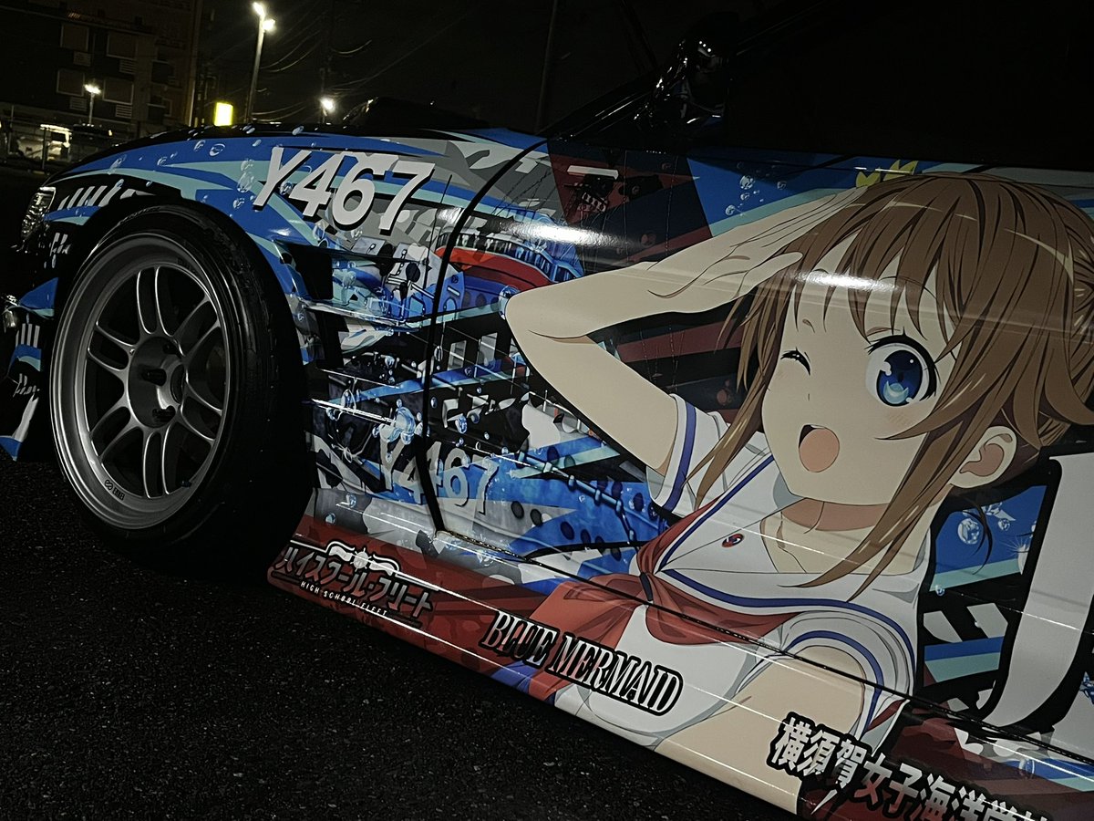 汽車に乗って　アクリル画　原画 版画作品 湘南イラスト「風を感じて~Spirit of window~」 （逗子の