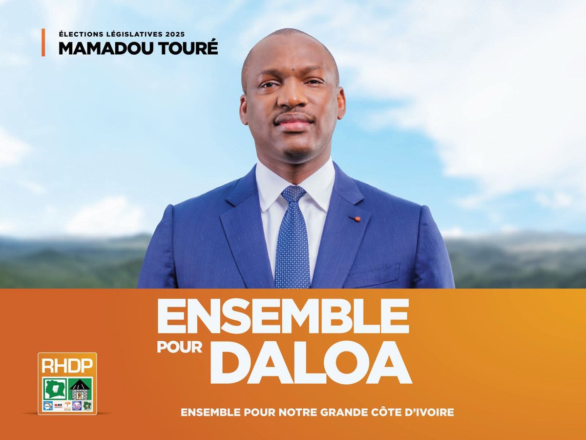 KounandiSeka's tweet photo. Pour la continuité et avec Daloa  au cœur de chaque décision, notre choix, c'est Mamadou Touré 

#EnsemblePourDaloa
#Engagement
#Continuité
#Responsabilité https://t.co/JK62a2kdcM