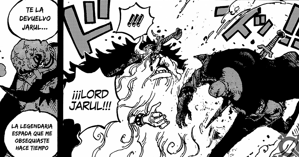 RedilOP's tweet image. El #ONEPIECE1169 tiene de todo: nostalgia, una desoladora conversación entre un padre y un hijo, acción sin precedentes, brutalidad, sentimientos.
Nos acercamos al final del flashback...