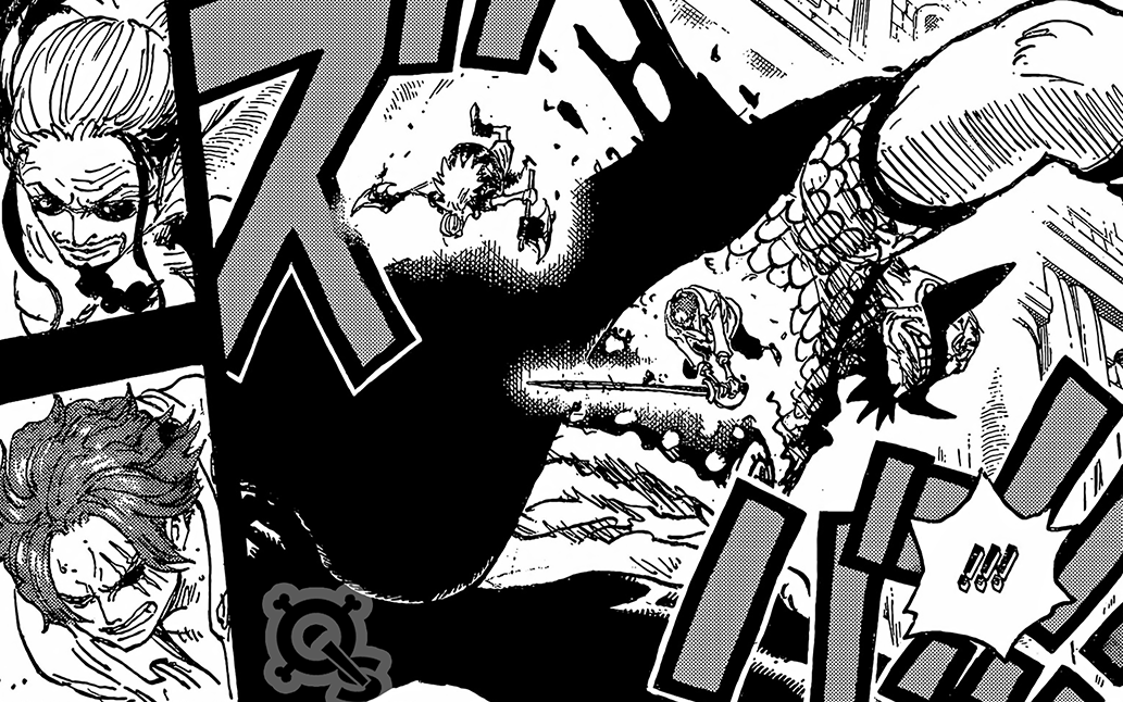 RedilOP's tweet image. El #ONEPIECE1169 tiene de todo: nostalgia, una desoladora conversación entre un padre y un hijo, acción sin precedentes, brutalidad, sentimientos.
Nos acercamos al final del flashback...