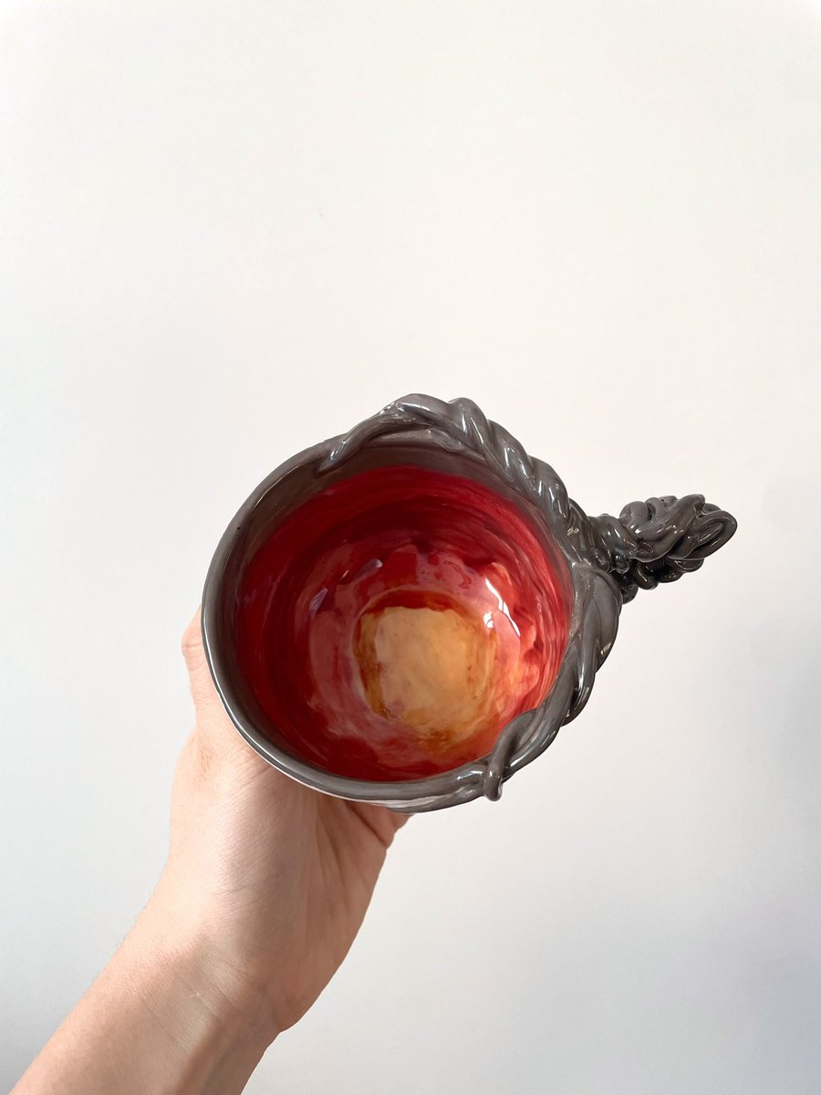 nouisceramic's tweet photo. Stranger things mug 🧡 https://t.co/hkdhQCoA5a