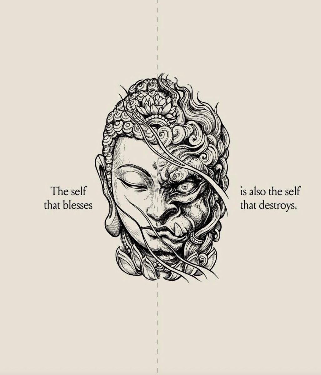 maximumpain333's tweet photo. For a long time, I thought the part of me that heals, loves, and blesses had nothing to do with the part of me that ends things, withdraws, or lets go.

But spiritually… they are the same self.
The self that blesses is also the self that destroys.

Think of how nature works. The sun gives life, and it also burns. Water nourishes, and it also washes things away. Fire warms, and it also clears old ground so new life can grow.

Spirit works the same way within us.

When we are aligned, we bless.
We give love.
We open our hearts.
We nurture, support, and create.

But when something no longer matches our truth, that same spirit begins to dismantle. Not out of anger. Out of wisdom.

Relationships fall away. Identities dissolve. Old desires lose their grip. Paths close without explanation.

This isn’t punishment.
It’s spiritual intelligence.

Destruction is not the opposite of blessing. It is often the final act of it.

Because what destroys what is false, protects what is real.

So if you’re in a season where things are ending, shedding, or collapsing around you, don’t assume you’re losing your light.

You may simply be watching your soul bless your future by removing what no longer belongs.

~ Unknown

✨🙌🏾💫
✨🙌🏾💫