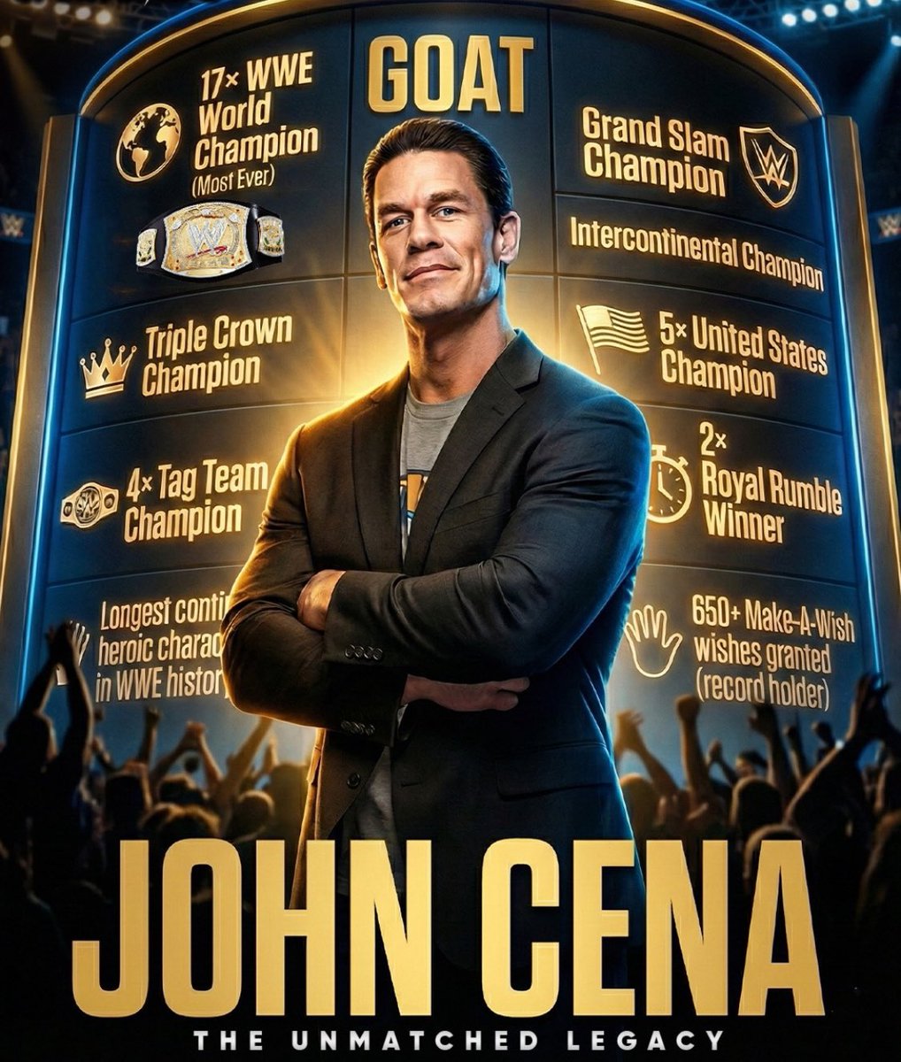 A Legacy Unmatched 👑 🔥 

#ThankYouCena