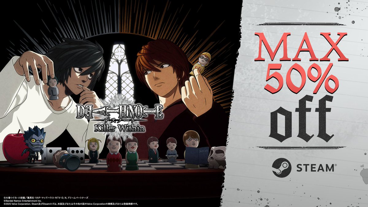 DEATH NOTE Killer Within 【公式】 tweet media