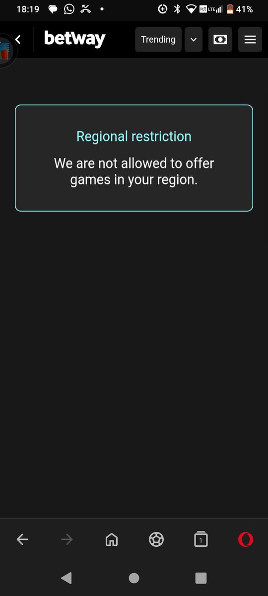 <a href="/Betway_za/">Betway ZA</a> twice in a row, I select sports and you give me spins that don't even work. 🚮🚮🚮🚮