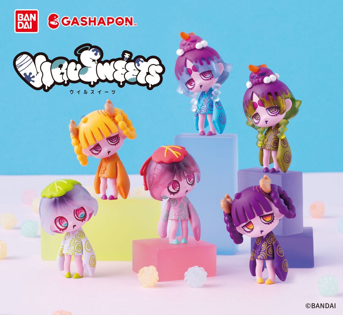 The 2nd wave of Virusweets has arrived at all Gashapon Bandai