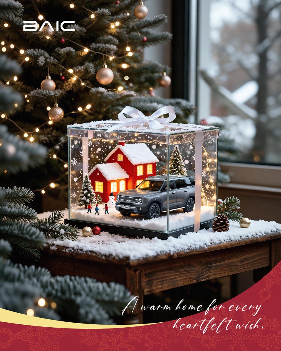 baicglobal's tweet photo. Holiday magic looks even better with a stunning SUV in the frame 🎄
Which scene matches your mood today?
#BAIC #BAICENJOYOURIDE #BJ30 #ALLNEWX7 #X55II #CrystalBall #adventure https://t.co/rSKMx3GzNR