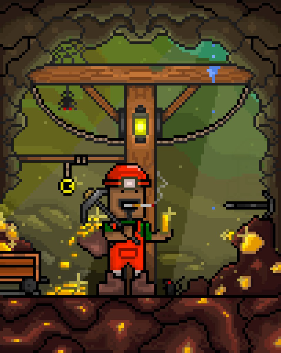 This is my submission for the GODL ART CONTEST

Inspired by <a href="/juntdoe/">JUNTDOE🩸</a>'s story 

solo miners grinding nonstop until they finally make it.
Pure hustle. Pure belief. ⛏️🔥

No ai

<a href="/GODLsupply/">GODL</a> <a href="/juntdoe/">JUNTDOE🩸</a>
