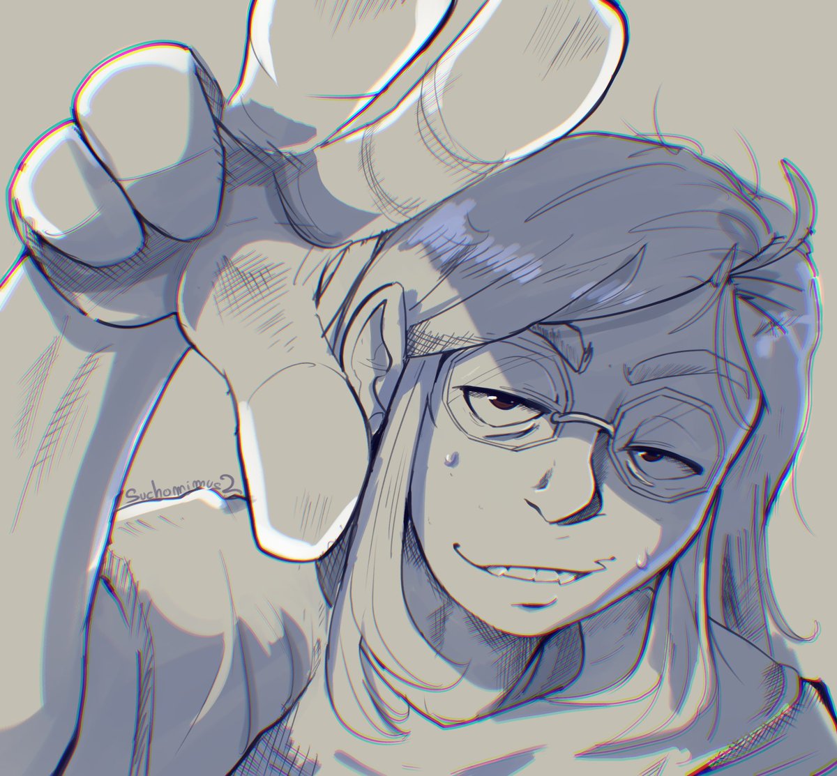 Warm-up self portrait ✏️