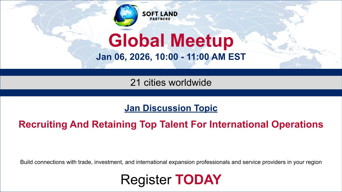 Registration is now open for the next #Global Meetup luma.com/vqc53bbt #internationaltrade #globaltrade