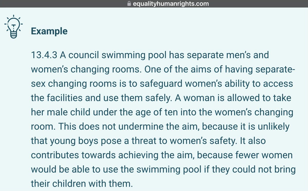 Bridget Phillipson is flat-out lying to the court. The EHRC’s interim draft EXPRESSLY said little kids should still be allowed.