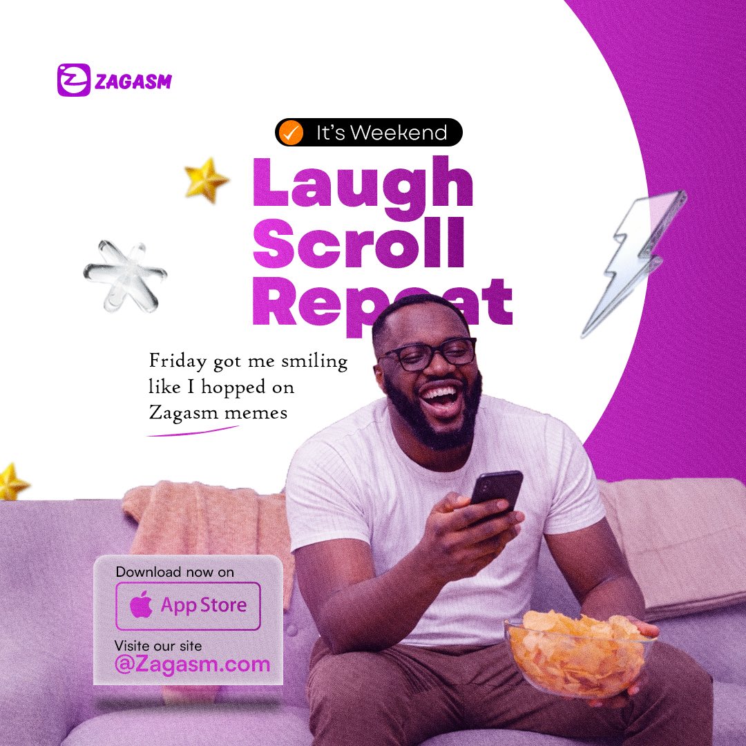 zagasm_hq's tweet photo. Friday smiles hit different when Zagasm memes are involved. #Zagasm #funniestplaceonearth #humor #TGIF https://t.co/jvswTkLLJJ