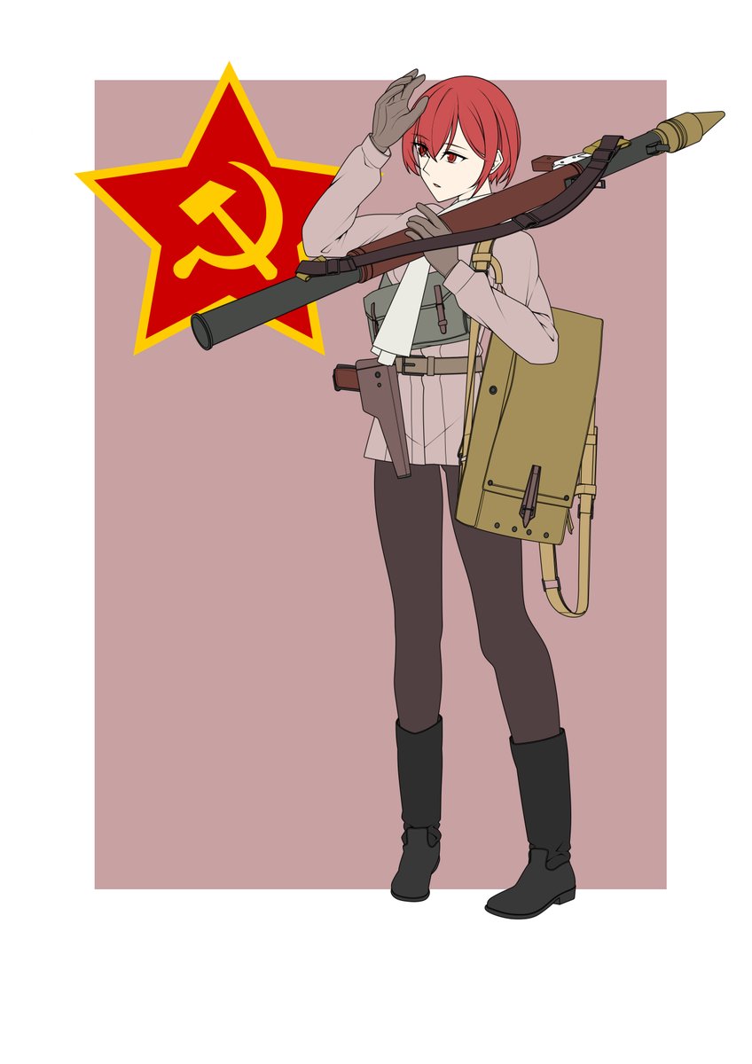 MacAyase's tweet photo. #少女前线 #GirlsFrontline #BattlefieldKorea
Agnia (RPG-2) 
(Original characters based on mobile game Girls' Frontline.) https://t.co/G9U6Fpmj1T