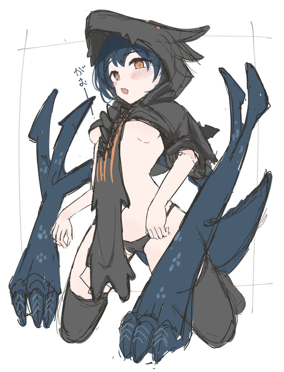 モンハン楽しみで描きたくなった
らくがきゴグマジオスちゃん
#モンハンワイルズ 
#モンハン擬人化
#MHWilds

過去作やったことなくてお初で会うので、楽しみっ この週末で会ってきます 