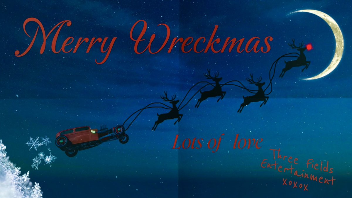 ArcadeDriving's tweet image. From all of us here at Three Fields Entertainment ✨❤️🎄