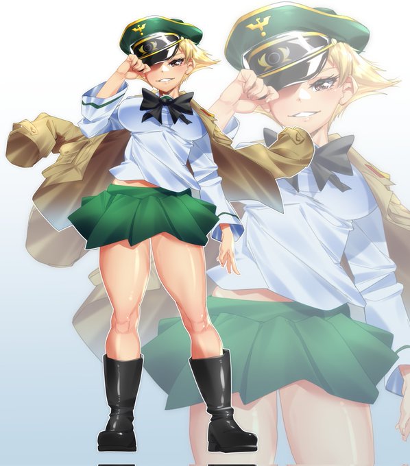 ~Commission~   
Erwin for @ErwinHugger
#garupan #ガルパン 