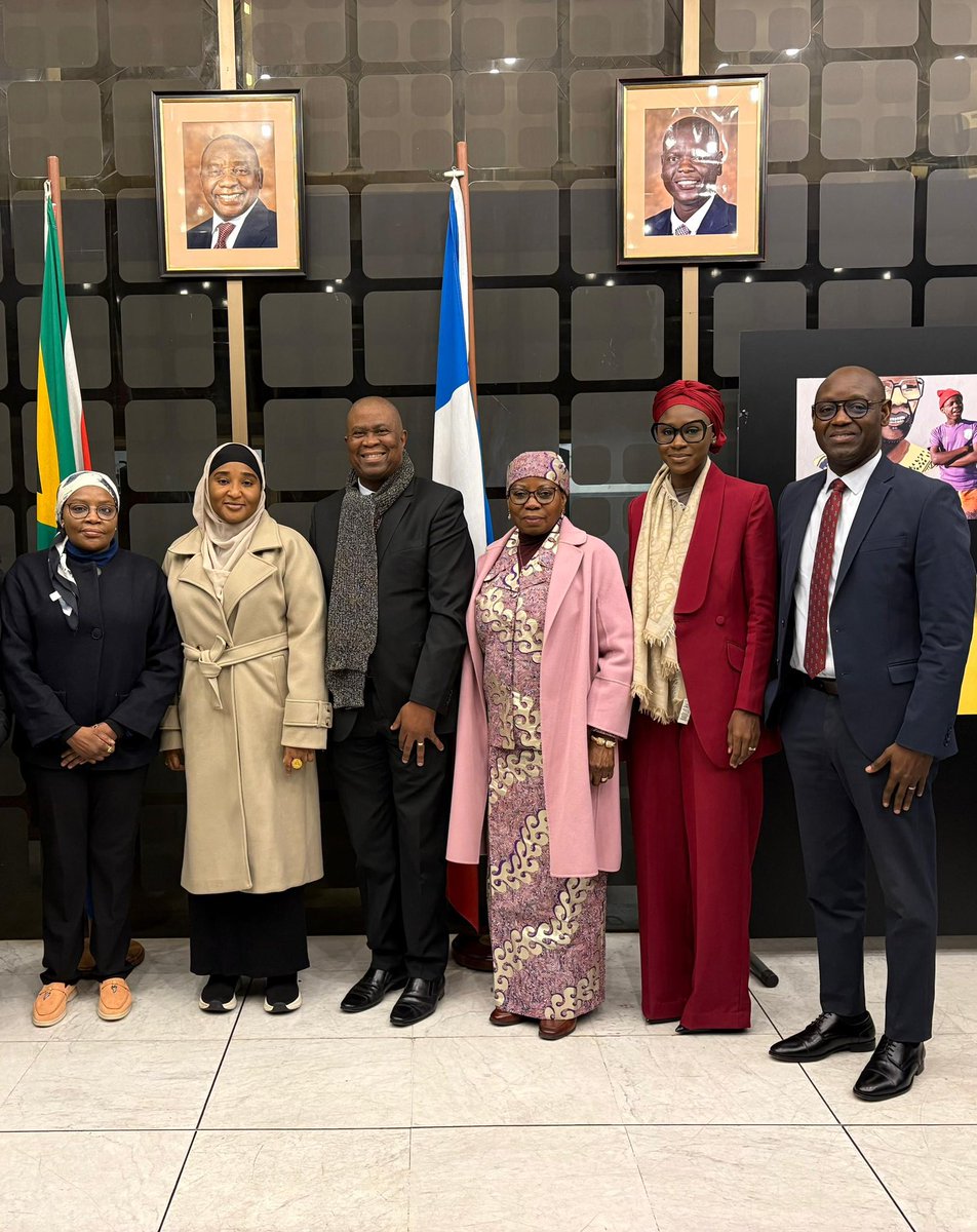 AishaMGarba's tweet image. As part of a consultation visit to UNESCO Headquarters in Paris, I engaged alongside the Honourable Minister of State for Education and Nigeria’s Permanent Representative to UNESCO in discussions with the South African Permanent Representative to UNESCO on strengthening education…