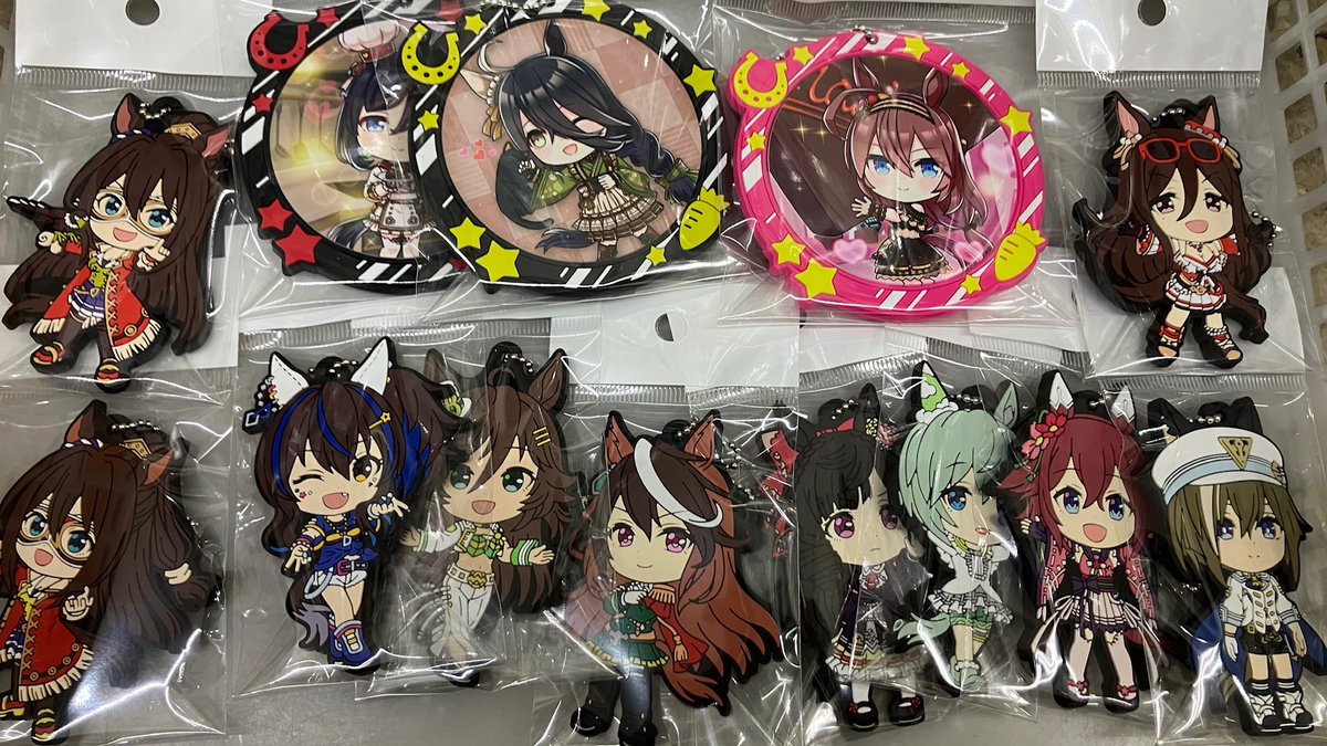 info＞ #ウマ娘 一番くじのラバーストラップ各種入荷しました🥕 買取