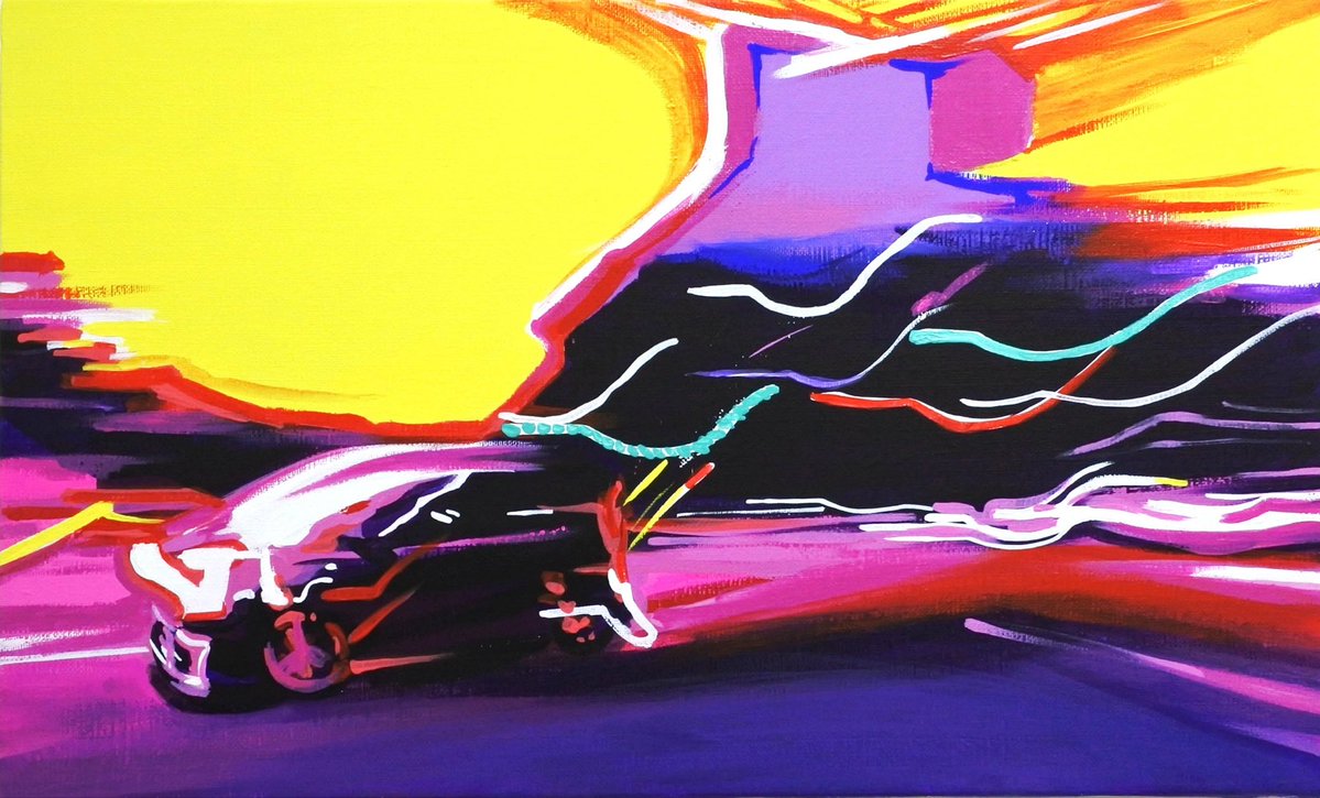 現代アート　サワダ モコ『iconoclasm』アクリル絵具 0118X 現代アート サワダ モコ『iconoclasm』アクリル絵具 0118X 現代アート