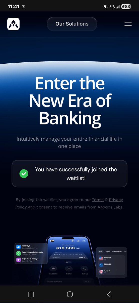 Are you ready for the first financial super app powered by XRPL? We are.

Join the waitlist if you want to get early access and try the first ever self-custodial XRPL card: anodos.finance/app