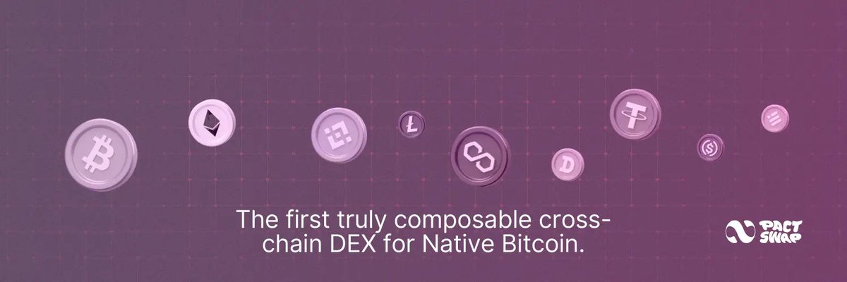 NTNghia1712's tweet photo. Cross-chain trading shouldn’t feel like a compromise.
@Pact_Swap removes bridges, wrappers, and middlemen, enabling native swaps across chains (even BTC) with real L1 finality.
Simple, fast, and permissionless. Just PACT 🔄
#PactSwap #gPACT https://t.co/tjSoBBfM0o