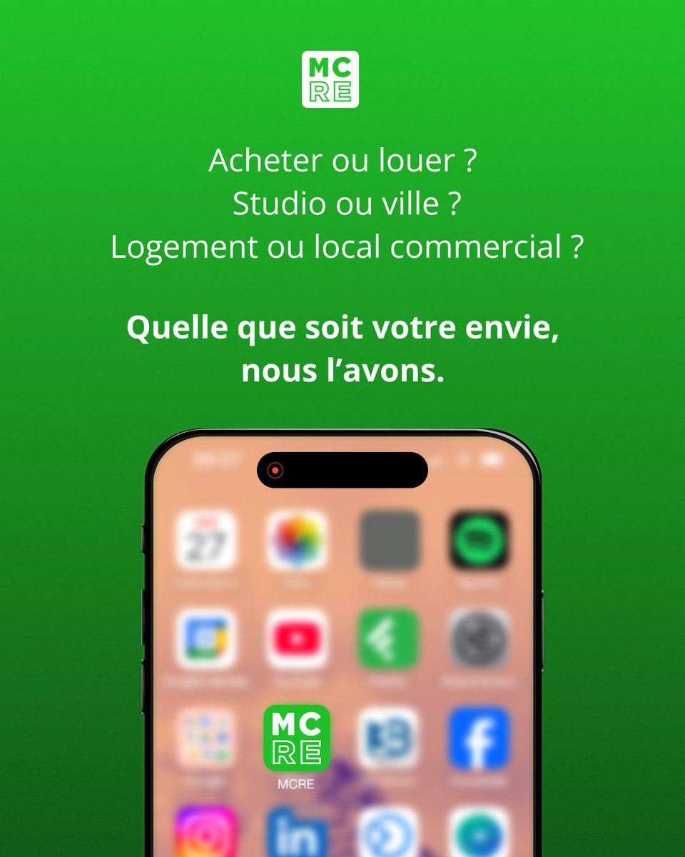 Toutes vos options immobilières dans une seule app.
Parce que chercher un bien à Monaco devrait être simple.

Téléchargez l’app MCRE dès maintenant.