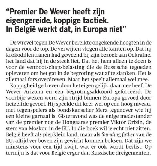 Extract uit het commentaar van ⁦<a href="/Nieuwsblad_be/">Nieuwsblad.be</a>⁩. Die Peter Mijlemans, senior writer, blijkt een echte kenner…
