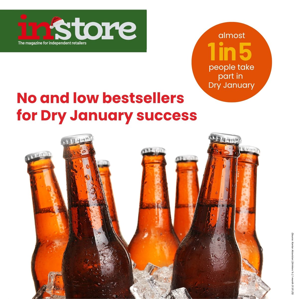 Dry January is around the corner so stock up on bestselling low- and no-alcohol options to stay ahead of demand and maximise sales. Explore the guide in #InStoreMagazine > eu1.hubs.ly/H0qrvRK0