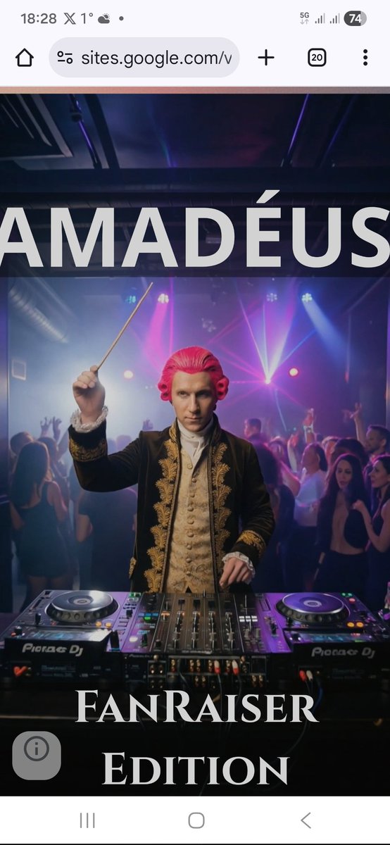 VilhelmViktor's tweet photo. Mozart pro mě není mramorová socha ani portrét v učebnici.
Je to energie, která patří Praze – tehdy i dnes.

Amadeus – Fanraiser Edition je vizuální remix:
klasika v pohybu, historie v přítomném čase.
Není to merch.
Je to způsob, jak se stát součástí vzniku.
#Amadeus https://t.co/tvCg1sQqva