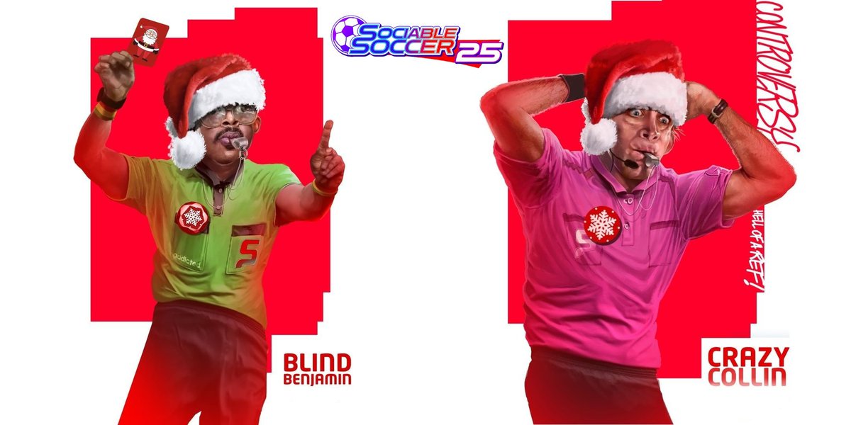 Merry #Christmas from the entire Sociable Soccer team! 🎄🎅
