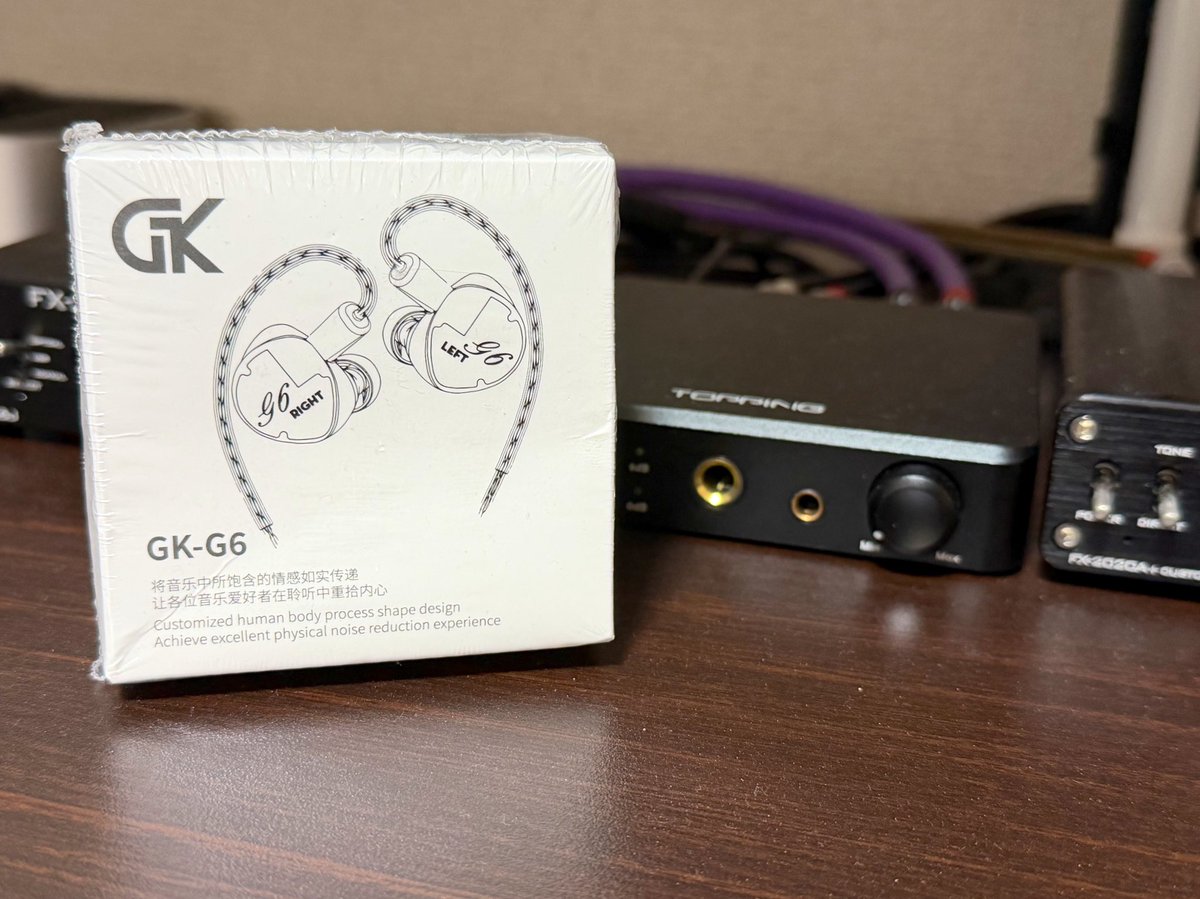 ichi971's tweet image. GK-G6
とりあえずの箱出しですが

低音は不足してるかなぁ
中音域の量感も足りない感じ
ボーカルに艶がない？
高音、やや刺さる感じがするかなぁ

とりあえず72時間程度音源流してバーンインしてみます

#GK
#G6