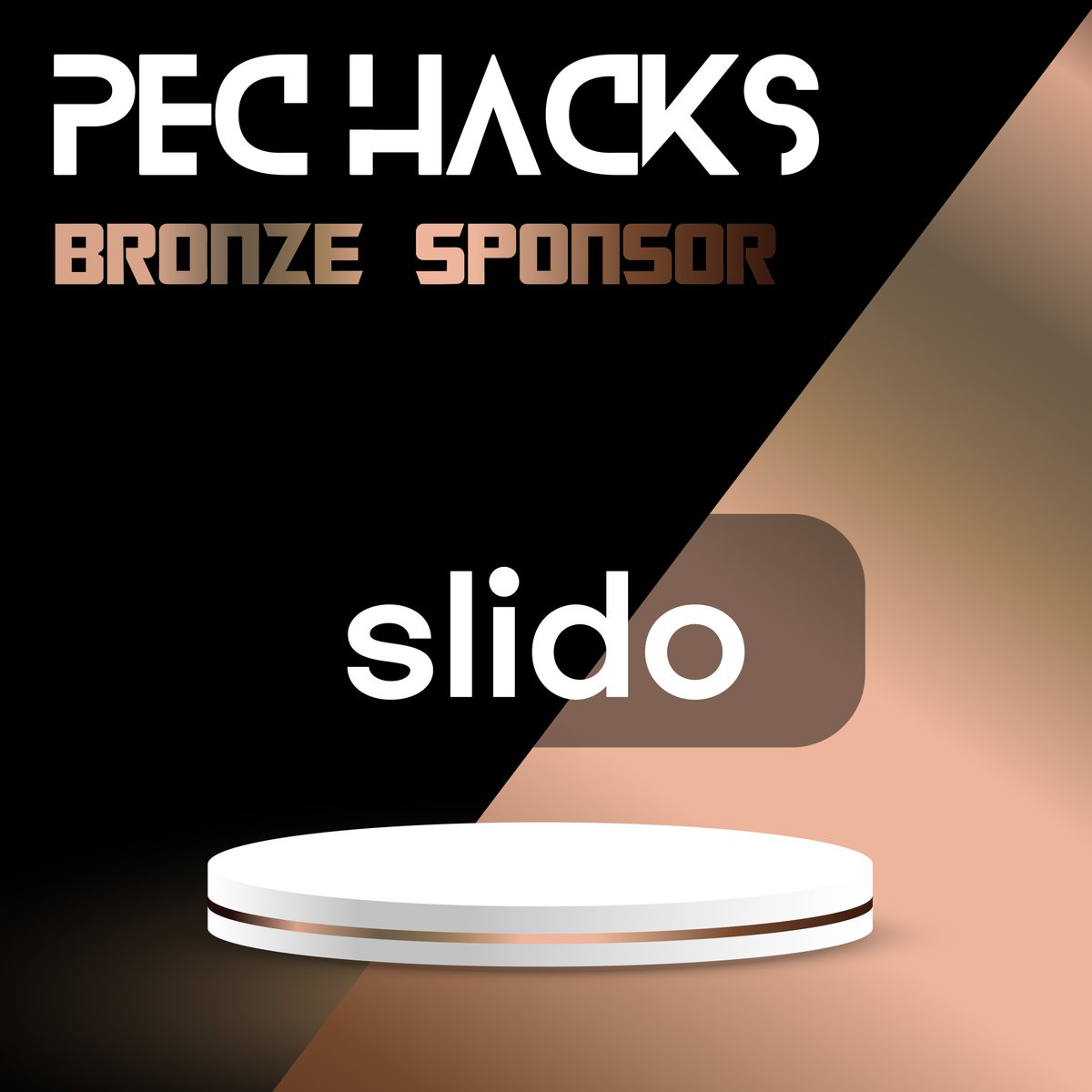 PECHacks's tweet photo. Thrilled to have Slido as a Bronze Sponsor for PEC Hacks 3.0. Slido enables seamless audience interaction with polls, Q&amp;A, and real-time engagement tools for events and communities. 
Grateful for Slido’s role in elevating collaborative engagement at the event. https://t.co/yQLqZ9sSrV