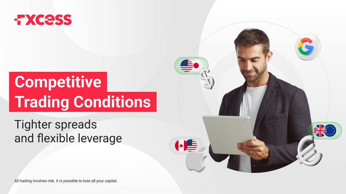 fxcessglobal's tweet photo. Choosing FXCess means executing trades that run on precision. 🎯
 
Enjoy spreads from 0.0 pips, flexible leverage, lightning-fast execution and no hidden commissions. 🚀✨
 
Start trading with #fxcess today ➡ https://t.co/ynhmN1aZwY

#forex #trading #investment https://t.co/m3jVJSyCwq