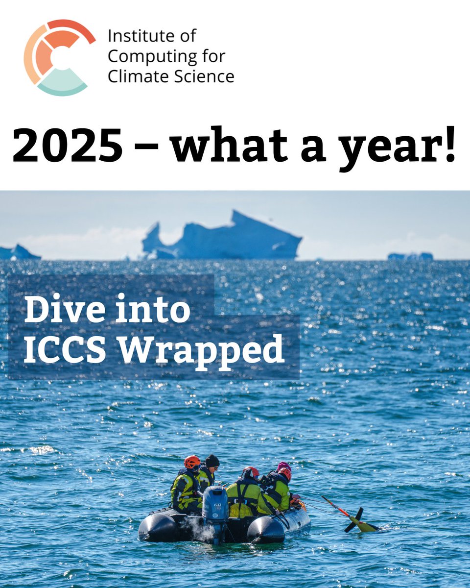 Institute of Computing for Climate Science tweet media