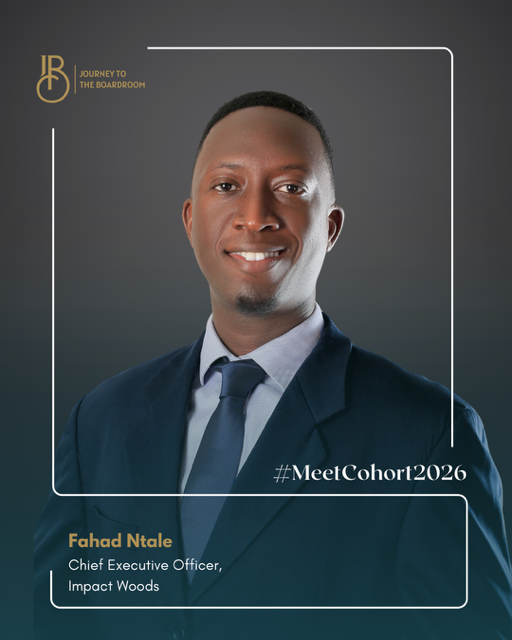 JTBoardroom's tweet photo. Welcome Dr. Fahad Ntale to Cohort 2026 of @JTBoardroom 

He is a systems-driven CEO &amp; entrepreneur with extensive experience building and scaling high-performance organisations. He is Co-Founder and Chief Executive Officer of Impact Woods Ltd.

Congrats!

#JTB2026
#Leadership https://t.co/640R6W4ADQ