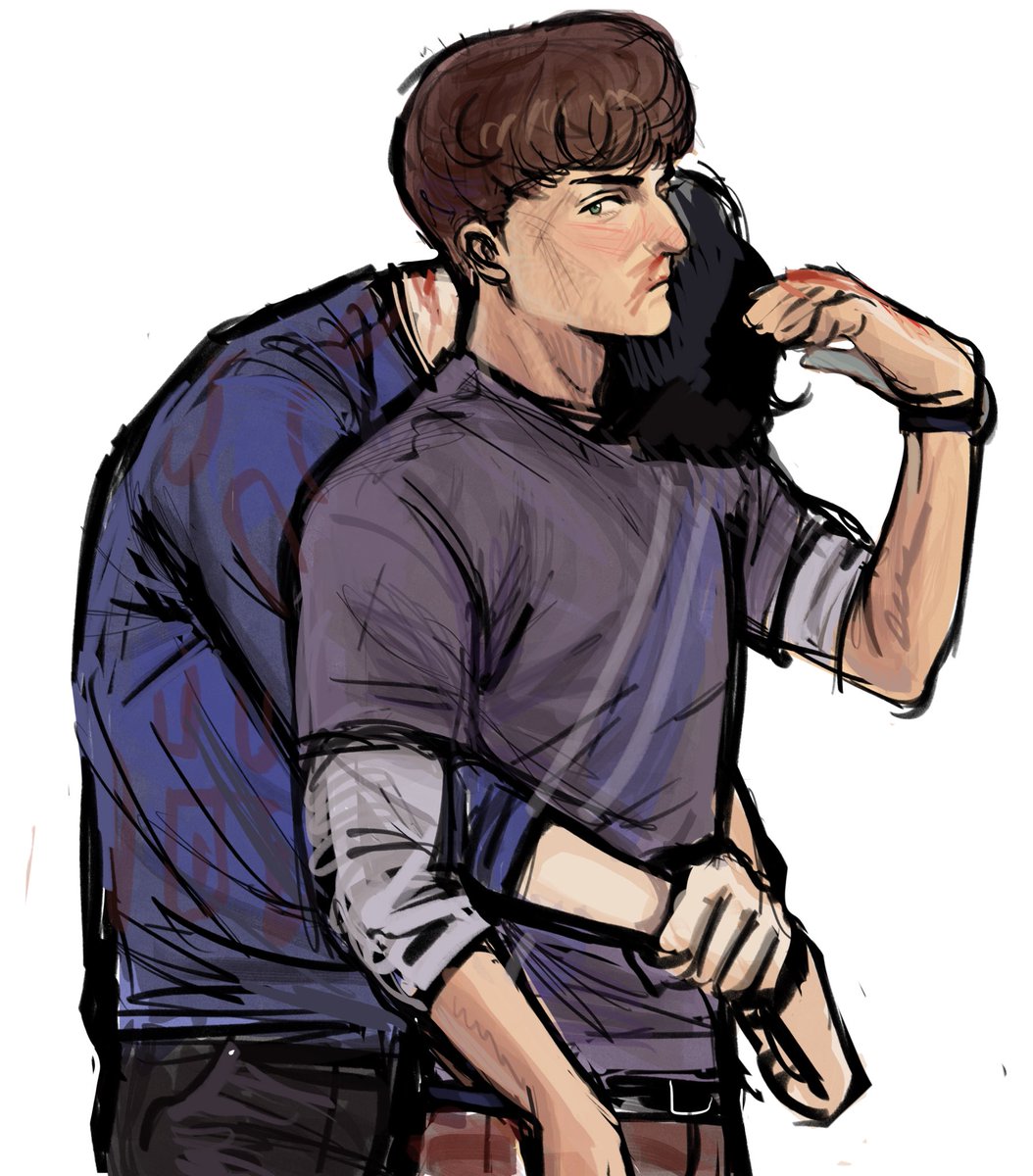 Mike hitting the broke bf pose, that’s what he deserves #byler