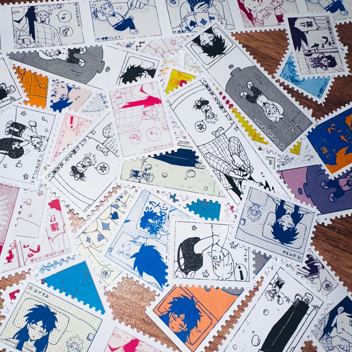 これ切手風シールですわよ