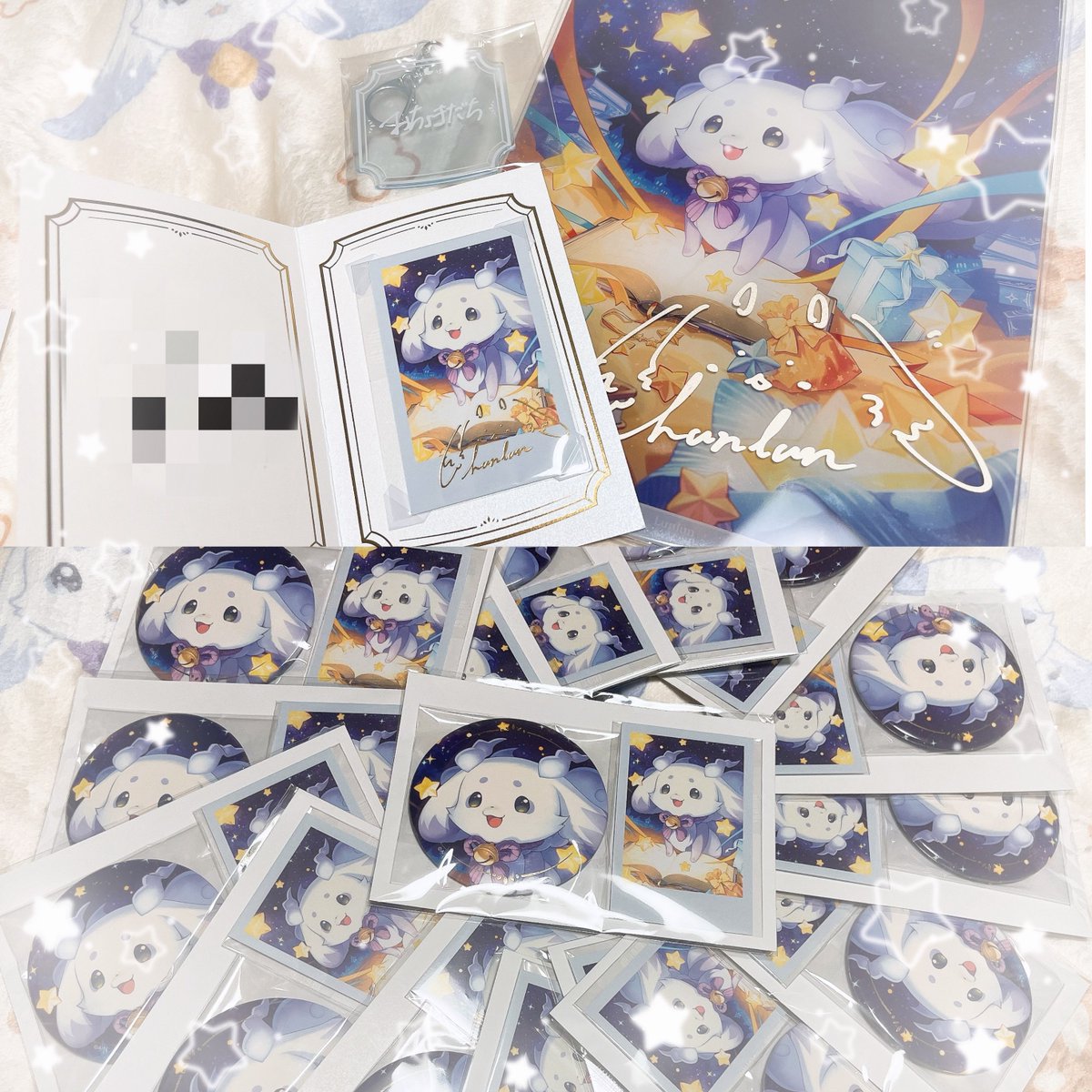 全力お祝いセットとチェキ＆缶バッジ♡ 缶バッジは足りないので