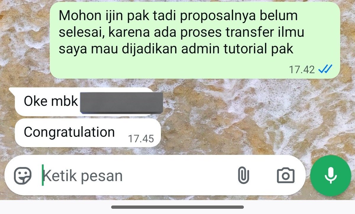 P mmkst? Kerjaanmu lho pak nanti keteteran, malah diselamati 😭
