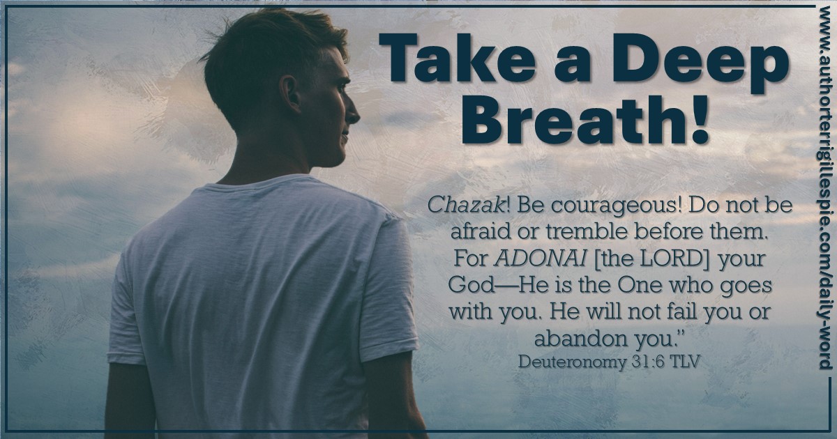 TerriG_Author's tweet photo. Shabbat Shalom!
Daily Word: Take a Deep Breath! Deuteronomy 31:6 https://t.co/S1S2ybTa0k
#hanukkah #shabbatshalom #dailyword #chazak #bestrong #bible #fifthcandle #prayforpeace #prayforprotection #prayforisrael #psalm122 https://t.co/VelqYT9wiC