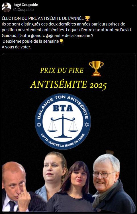 PascalBoniface's tweet image. Bonjour ⁦@_LICRA_⁩ vous avez récemment protesté   contre l’établissement de liste et le fait  de mettre des cibles dans le dos. Condamnez-vous ce statut.? Estimez -vous qu’il s’agit d’une bonne méthode de lutte contre l’antisémitisme ?