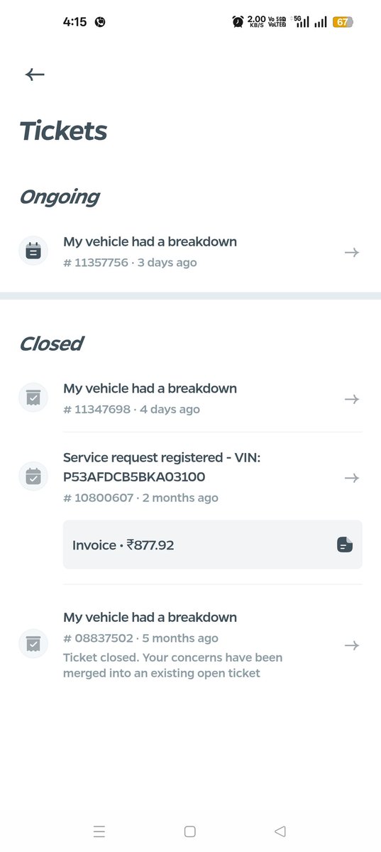 SmartSunil83's tweet photo. My vehicle had a breakdown but service centre don't have any tool to check vehicle very disappointed service @OlaElectric @nitin_gadkari @CMMadhyaPradesh @OlaElectric https://t.co/H2SlmIHaPa