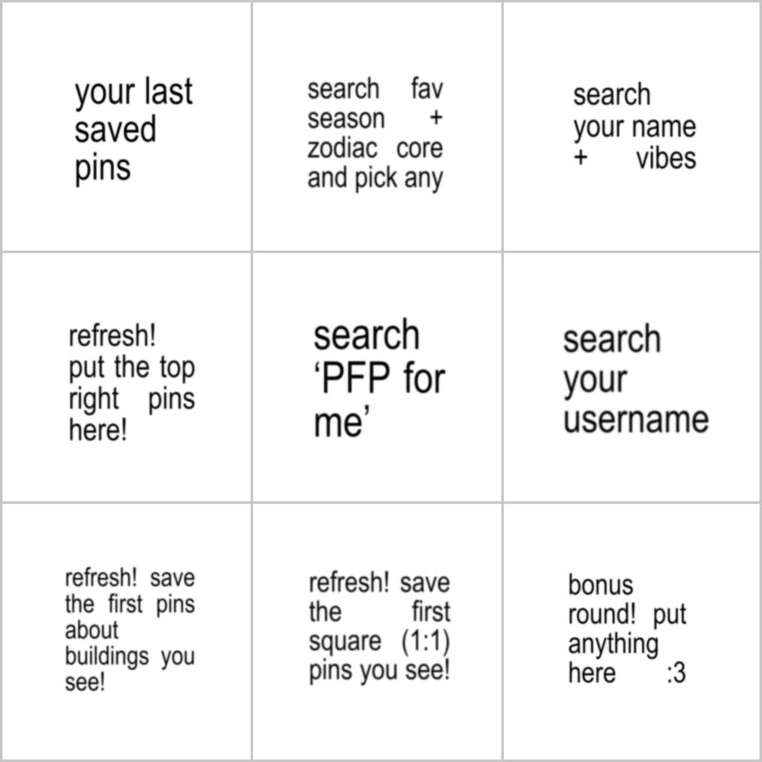 muncorner's tweet image. 🍀/ LETS PLAY! Exploring your pins edition. QRT/Reply to make your own Pinterest Wrapped :3