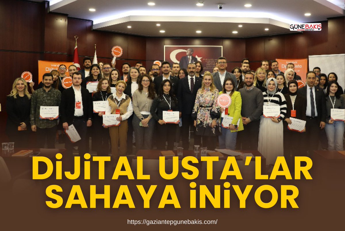 Dijital usta’lar sahaya iniyor gaziantepgunebakis.com/haber/23795-di…