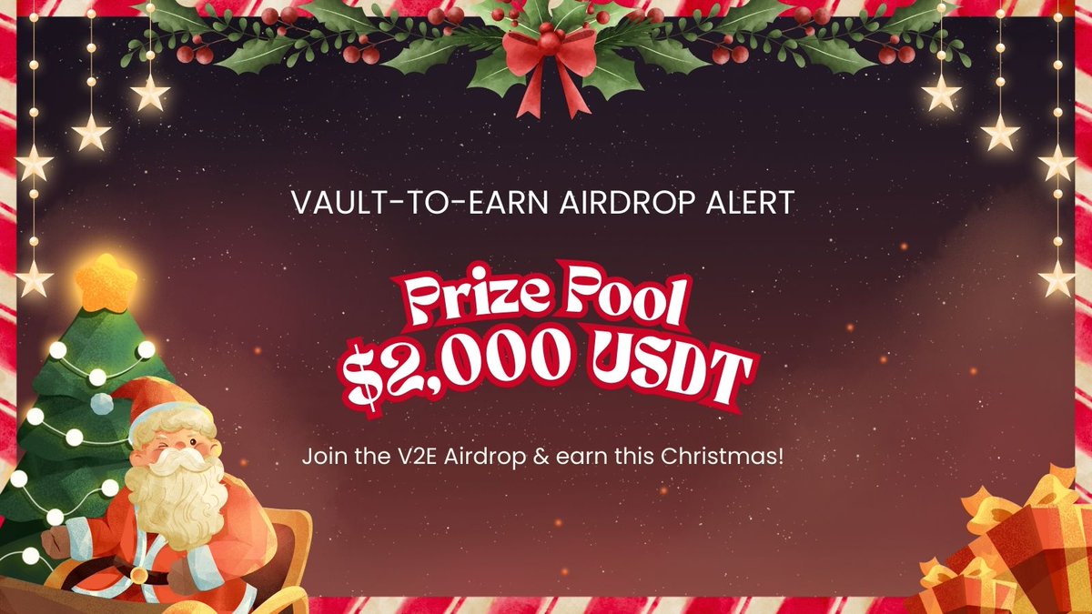 BeatXswap's tweet image. 🎁🎄V2E Christmas Airdrop is Live on BeatSwap

Celebrate the holidays with Vault-to-Earn (V2E) and take part in a 💰 $2,000 USDT Prize Pool

How to Join
🎅Access beatswap.io/oracle 
🎅Deposit USDT 
🎅Share the joy with friends

Join Airdrop Now
🎄 TaskOn:…