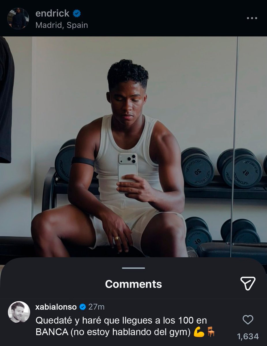 📲🇧🇷 Xabi Alonso tiene claro su objetivo con Endrick vía IG